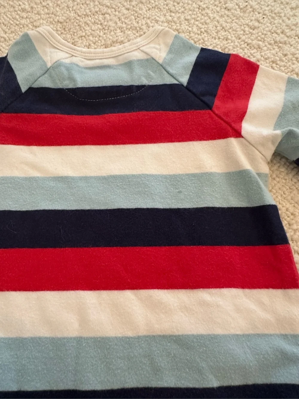 Toobydoo Striped Long-Sleeve Footie